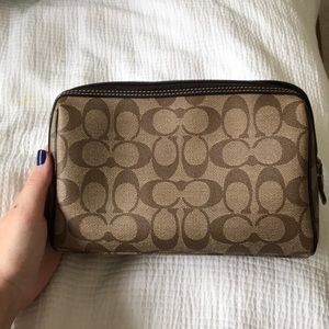 Coach makeup vanity bag